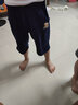 Classic Teddy精典泰迪童装儿童裤子男童五分裤宝宝短裤薄款运动裤 黑色 130  实拍图