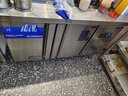 萨琪亚双门冰柜操作台式侧开门单双温冷冻冷藏保鲜工作台面卧式商用冰箱展示柜大容量餐厅饭店冷柜不锈钢 带背板+轮子款-直冷单温全冷藏(保鲜0~ +8度） 长120宽60/70/80高80cm(宽度留言 实拍图