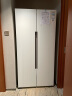 松下(Panasonic)570升家用对开门冰箱 顶置压缩机银离子kang菌风冷无霜超薄大容量双开门电冰箱NR-JB57WPA-W 晒单实拍图