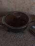 陌圃社麦饭石无油烟不粘锅 电磁炉燃气煤气灶汤锅 熬阿胶中药熬粥专用锅 汤锅深10cm 24cm 3.8L 实拍图