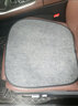 天然居 新款汽车坐垫三件套无靠背亚麻坐垫四季通用汽车坐垫夏季 亚麻前排方垫两片黑色 实拍图