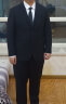 卡度顿白衬衫男长袖春秋新款男士商务休闲纯色免烫修身职业正装工装衬衣 白色 6XL 实拍图