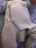 贝瑞加（Babyprints）宝宝秋冬连体衣婴儿加厚保暖内衣可爱爬服护肚夹棉衣服 蓝66 实拍图