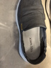 天美意男鞋舒适懒人软底帆布鞋一脚蹬男休闲布鞋 灰色 43 实拍图