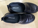 百丽男鞋商务正装皮鞋商场同款舒适真皮套脚乐福鞋7WM01AM3【预售】 黑色 38 (240mm) 实拍图