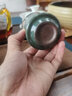下功夫官窑铁胎冰裂纹茶杯茶具大号主人杯单杯陶瓷功夫茶品茗杯茶盏个性 官窑梅花竹节杯青色 实拍图
