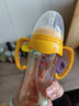 适合贝qin亲奶瓶盖宽口径贝亲奶瓶配件盖帽组标口奶瓶圈旋盖螺牙盖子 橘黄色盖帽+橘黄色手柄 实拍图