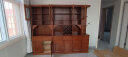 迈林（MaiLin）餐边柜实木酒柜现代简约储物柜中式靠墙收纳柜茶水碗柜置物组合柜 胡桃色 单个转角柜0.3米 实拍图