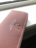Fiat Lux 钱包女卡包女士长款拉链大容量手拿包时尚女式钱夹荔枝纹日韩手机包 粉红色 实拍图