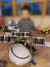 俏娃宝贝 儿童架子鼓爵士鼓音乐玩具2打击乐器1早教3一6岁小男孩生日礼物5 黑：带落地鼓5鼓1镲 配鼓谱+鼓贴 实拍图