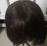 简爱假发女短发网红圆脸波波头全真发化疗全头套假发套女真人发丝 辫子发-U型大头皮- 自然色 短发 实拍图