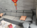 创繁现代可拆洗布艺沙发简约客厅小户型免洗科技布沙发组合家具 五人位+左右互换贵妃+茶几 乳胶+弹簧座包/猫抓皮 实拍图
