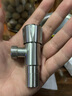 浪鲸（SSWW）304不锈钢角阀 厨房冷热水阀家用通用止水梅花三角阀EFF08001HSS 不锈钢角阀（冷）1个 实拍图