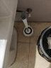 美丽雅硅胶马桶刷子无死角洗厕所刷套装卫生间清洁神器长柄太空铝壁挂式 实拍图