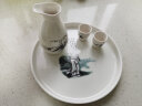 祥燕（xiangyan） 青瓷创意酒盘托果盘水果盘沙拉盘圆形浅盘家用中式陶瓷盘单层 李白吟诗单个托盘 实拍图