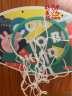 亚之杰玩具球儿童篮球架小猪佩奇折叠篮球框2-6岁拍拍球绿便携款投篮框 实拍图