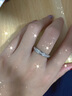 Colaivkloia情侣戒指男女对戒316L精钢一对满天星素圈情人节生日礼物送男女友 T1K031情侣一对价款式码数留言 美码6号 实拍图