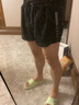 NIUKAILE运动短裤男田径训练服速干三四分裤秋高弹美式篮球跑步健身裤套装 101假两件短裤【黑色后口袋】 3XL 【建议155-180斤】送护腕 实拍图