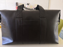 T-Land真皮短途旅行包男手提轻便大容量健身包头层牛皮商务出差男行李袋潮 260小号 实拍图
