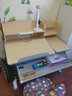 生活诚品儿童学习桌宝宝写字台游戏桌可升降可调节花生桌豌豆桌幼儿阅读桌 小号花生桌可增高款 米棕MC001BN 实拍图
