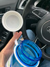 乐基因（nalgene）美国进口迷你饮水杯安全学生女暖手塑料杯子便携防漏随手杯耐高温 2178-6012蓝色透明 350ml 实拍图