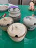 和风四季釉下彩耐高温陶瓷盐罐辣椒油辣子罐厨房猪油罐调味罐调料罐调料盒 大号青花调味罐+木勺600ml 实拍图