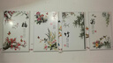 暖狮 石墨烯壁画式电热取暖器家用电暖器电暖节能省电墙暖电暖画电热板取暖画壁挂式取暖电器取暖壁画 荷荷美美 3片1500W(供暖15-16平方） 实拍图