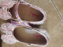 芭比（BARBIE）女童公主鞋水晶鞋女春秋儿童皮鞋女孩高跟鞋 DA5658 粉色 29码  晒单实拍图