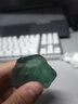 蓝萤石原石标本大自然老矿蓝水晶碎石原矿摆件矿物晶体石毛料 蓝绿萤原石100g 实拍图