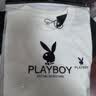 花花公子（PLAYBOY） 长袖t恤男秋冬季新款潮流休闲高端正品卫衣男加绒保暖圆领打底衫 20172白色(常规款) XL 实拍图