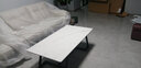 美线康桥 岩板茶几客厅小户型家用 简约北欧式客厅轻奢长方形茶几灰色 130长*70宽*45高（雪山白） 实拍图