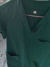 瀚会纯棉洗手衣女衣服刷手服长袖男医生洗手服口腔手术工作服短袖牙科 女款绿色短袖【京仓发】 M （女120斤内，男150斤内） 实拍图