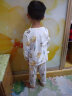 小素材儿童睡衣夏季薄款宝宝衣服套装竹纤维空调服春秋家居服男童女童 夏日水果套头蓝 110 实拍图
