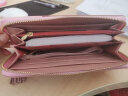 Fiat Lux 女士手拿包钱包女长款韩版撞色拼接拉链流苏大容量钱夹手机包 粉红色 晒单实拍图