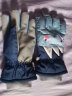 浪莎儿童手套冬保暖加绒加厚防风卡通滑雪手套LSSQ-A045-7095 蓝色 晒单实拍图