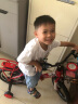 凤凰 Phoenix 儿童自行车 男女宝宝脚踏车儿童初学折叠自行车4-8岁童车  陆寻 中国红 14寸 实拍图