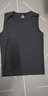 稻草人男士背心男莫代尔夏季薄款汗衫无痕速干运动背心内外穿无袖打底衫 黑色 2XL 实拍图