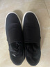 沙驰（SATCHI）男鞋透气一脚蹬套脚休闲鞋轻便懒人鞋布鞋乐福鞋子男 黑色S0852001A 42 实拍图