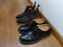 THOM WILLS切尔西男靴冬季软底英伦真皮反绒休闲短靴翻毛皮男靴高帮皮鞋男 深咖E451-Y1 41 /7.5码 实拍图