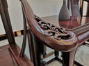 好木名作红木家具大红酸枝/老红木/老挝红酸枝（学名：交趾黄檀）中式皇宫椅子实木椅子圈椅三件套 皇宫椅三件套（精品） 实拍图