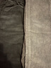 无印良品 MUJI 女式 灯芯绒轻便裤休闲裤秋冬季 纯棉全棉 BEE06C2A 深灰色 S 实拍图