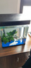 博宇（BOYU）鱼缸水族箱增氧生态鱼缸带柜子客厅家用小金鱼缸玻璃造景吧台地柜 MS-420懒人鱼缸40*23*45cm 黑色鱼缸 实拍图