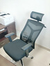希比希 办公椅午休椅可躺椅午睡165度电脑椅夏季懒人多功能人体工学老板 桔色\无脚托\铝合金脚 实拍图