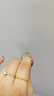 亦能 925银月光石戒指女简约设计感食指戒子个性时尚冷淡风情人节礼物 月光石开口戒 实拍图