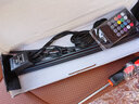 香汇源 汽车灯饰车内氛围灯改装车载脚底免接线装饰灯内饰灯汽车灯usb 一拖二24灯【冰粉色】点烟器款 实拍图