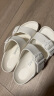 Devo Life的沃男女同款凉拖EVA一字拖鞋外穿夏季防水海边沙滩鞋1618 白色EVA 36 晒单实拍图