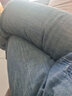 真维斯（Jeanswest）复古蓝阔腿牛仔裤女春夏新款高腰垂感直筒宽松小个子拖地裤子女 复古蓝长裤 S 实拍图