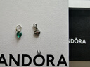 潘多拉（PANDORA）ME系列绿色心形造型迷你吊饰珐琅工艺爱心diy串珠生日礼物送女友 Pandora ME绿色脉轮之心迷你吊饰 均码 实拍图