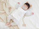 汤尼倍儿 婴儿马甲春秋季男女宝宝小马夹可爱保暖内穿新生儿坎肩夹棉背心 白色【小狮子】 66cm 实拍图