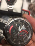 卡西欧（CASIO）男表EDIFICE太阳能蓝牙红牛赛车手表男 黑红ECB-900DB-1A 实拍图